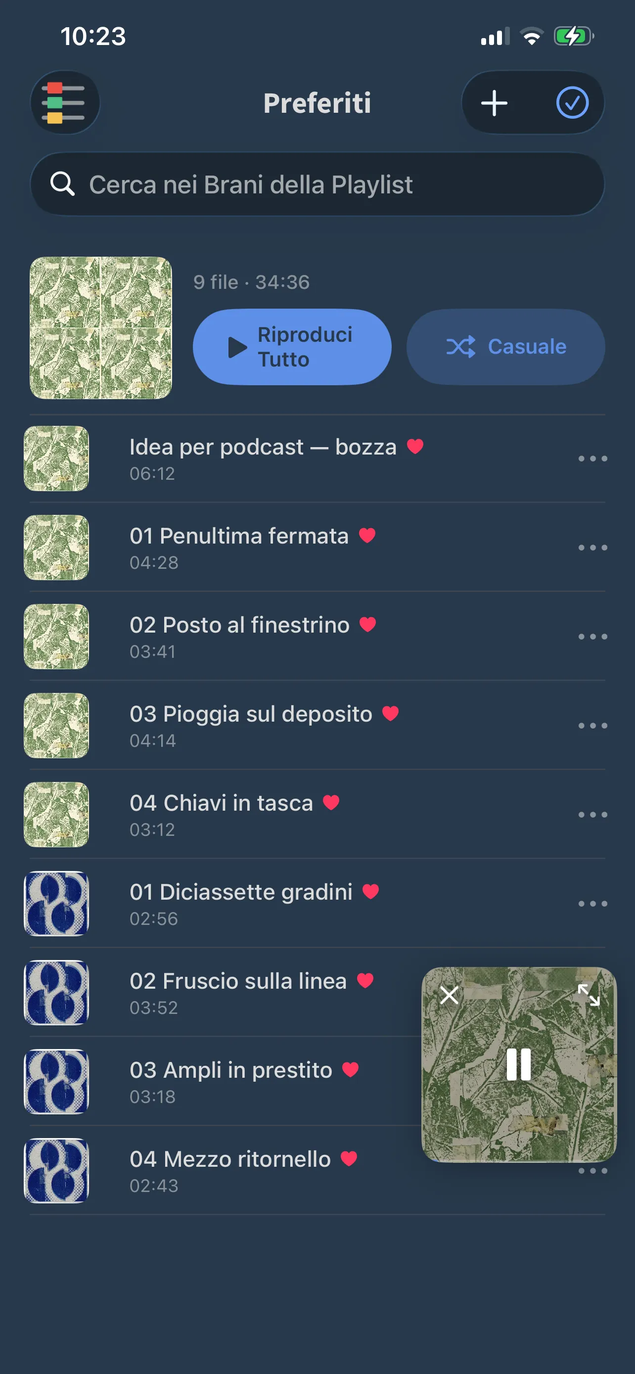 L’elenco dei Preferiti in FoxFM