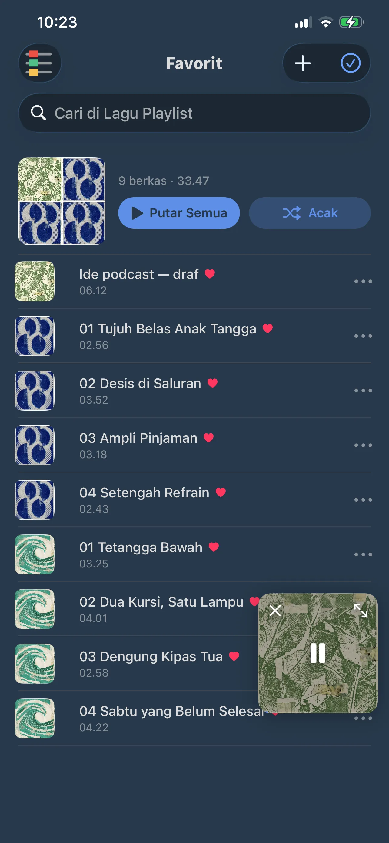 Daftar Favorit di FoxFM