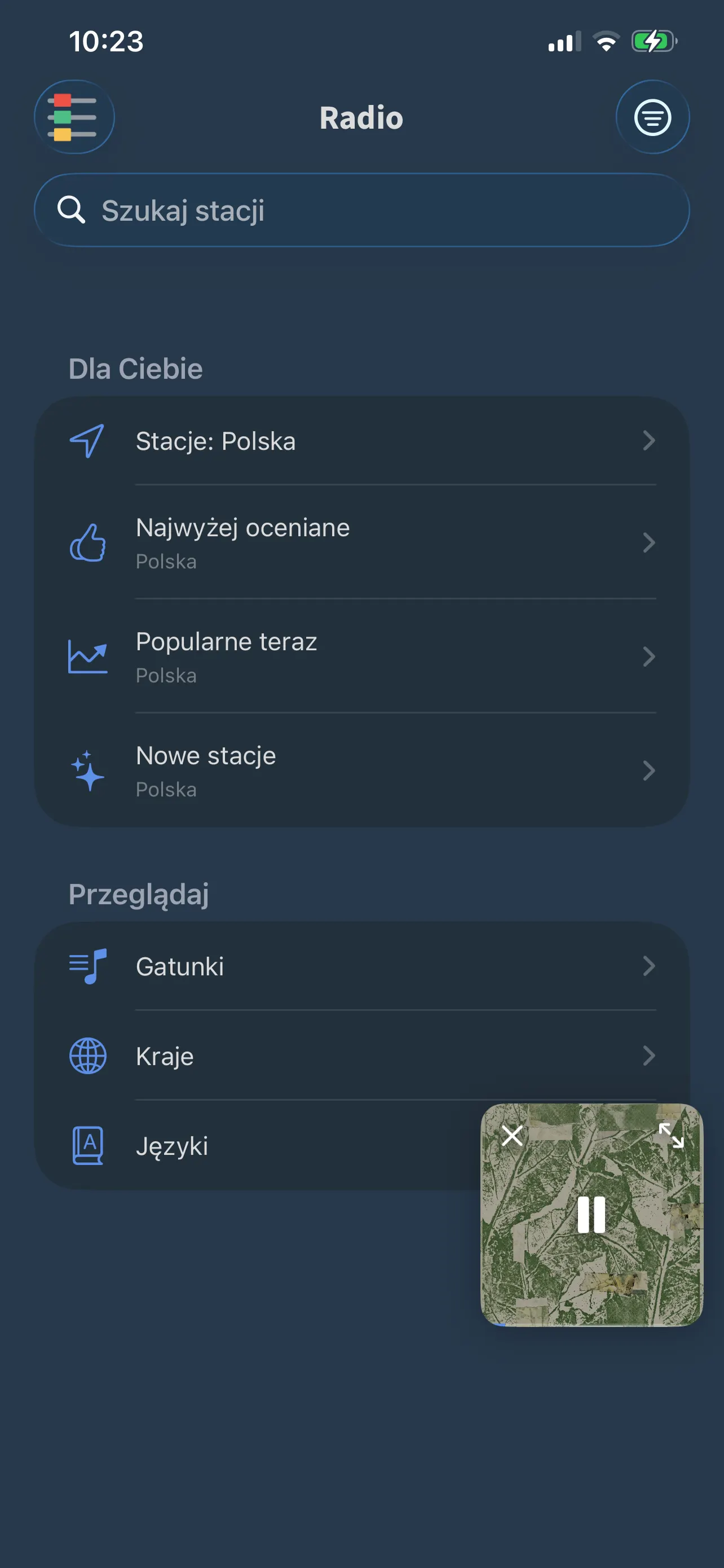 Strona główna Radia w FoxFM: stacje w Twojej okolicy, najwyżej oceniane, popularne teraz i nowe, a także przeglądanie według gatunku, kraju lub języka